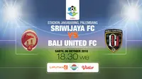 Sriwijaya vs Bali United