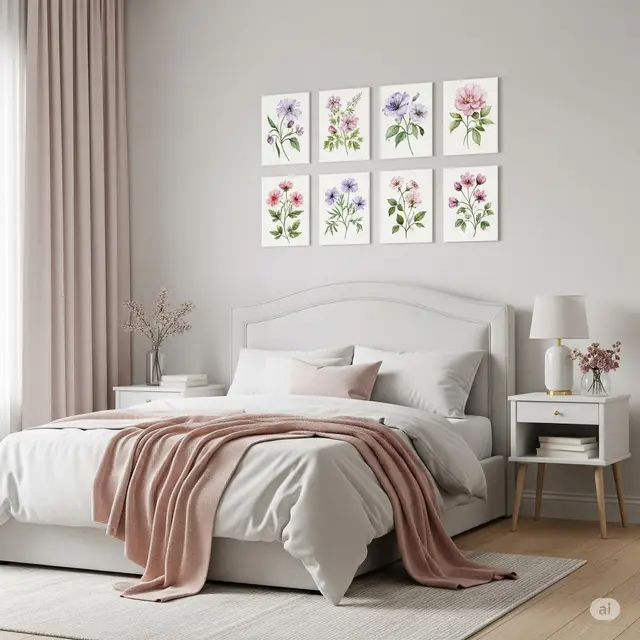 Lukisan Botani Watercolor