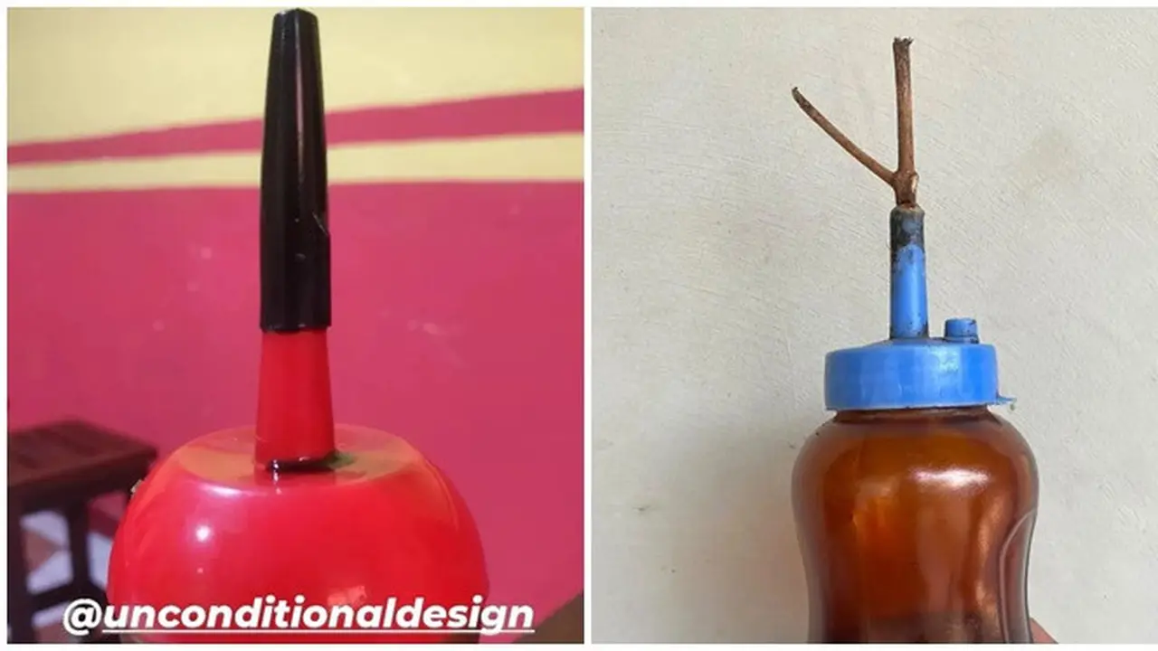 6 Potret Pengganti Tutup Botol Ini Nyeleneh Tapi Unik, Bikin Salah Fokus