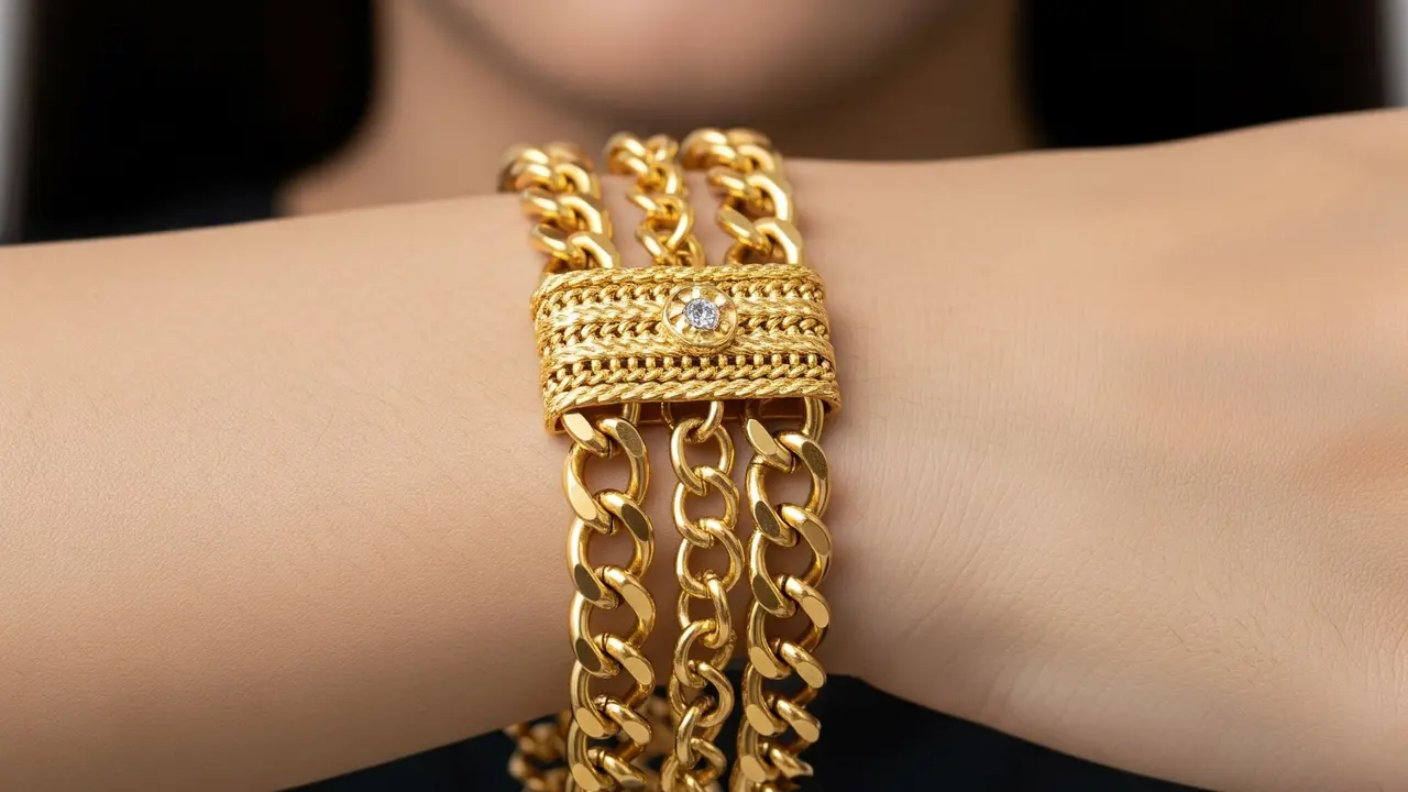 Model Gelang Emas Mewah yang Awet. Foto: Gemini