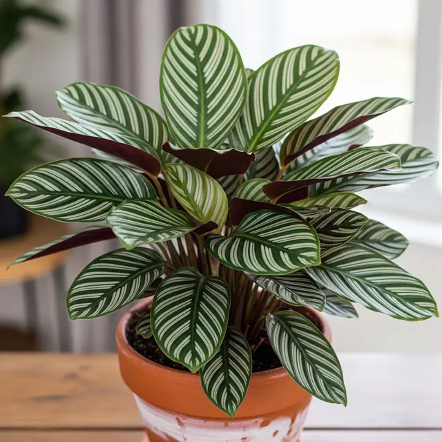 Tanaman Calathea Vittata (AI Generated)