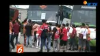 Sebelum berangkat ke Jakarta, petugas Polsek Cikarang Utara mengumpulkan perwakilan suporter dan memberikan pengarahan untuk tetap tertib.