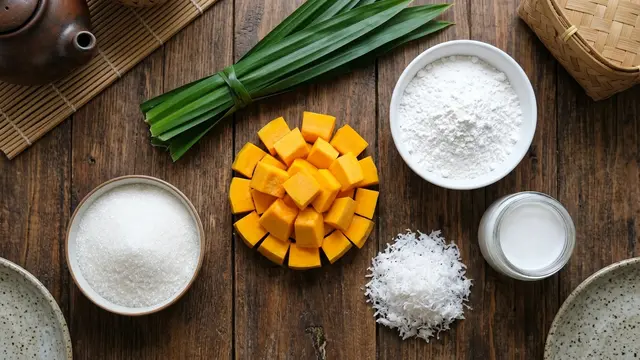 Resep ongol-ongol tapioka labu kuning (AI Generated)