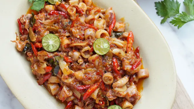 sambal cumi dan teri