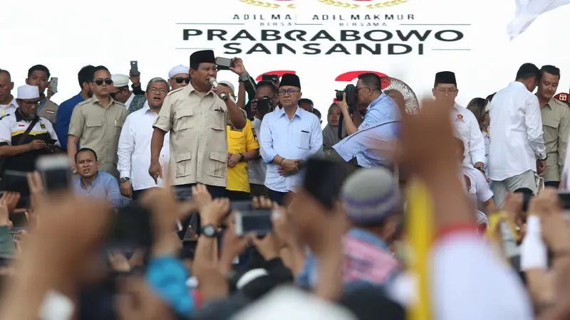 Bersama Tokoh Koalisi Indonesia Adil Makmur, Capres Prabowo Sapa Pendukung di Bogor