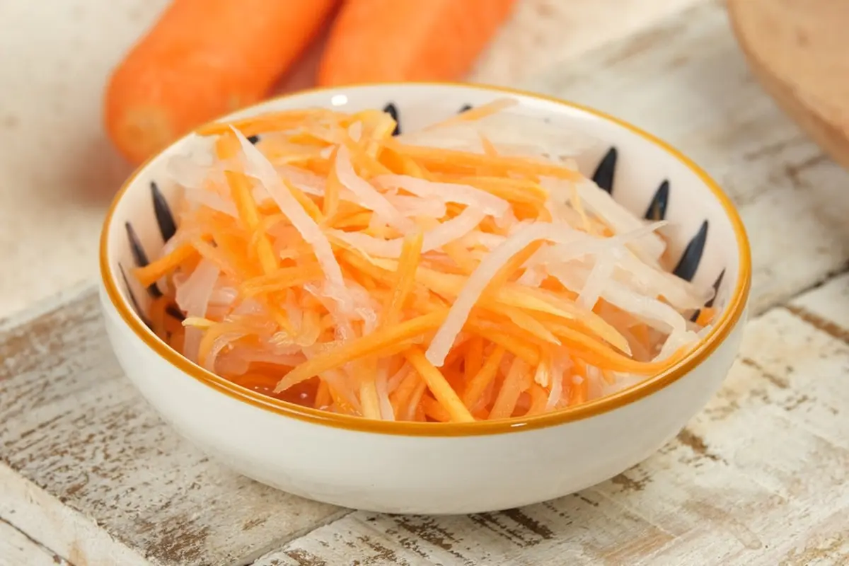 resep acar lobak wortel