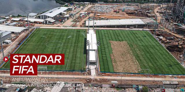 VIDEO: Resmikan Dua Lapangan Latihan, Anies Baswedan Sebut JIS Sudah Berstandar FIFA