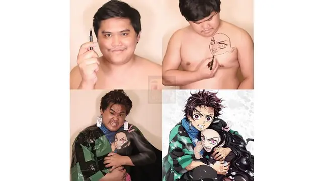 6 Cosplay Low Budget Anime Kimetsu No Yaiba Ini Bikin Ngakak