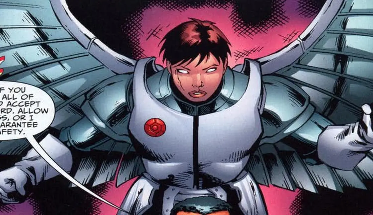 Kahina Eskandari dikenal sebagai Iron Butterfly. Ia bisa memindahkan dan mengubah bentuk metal atau benda yang terbuat dari metal. (CBR.com)