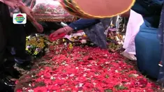 Suasana haru menyelimuti pemakaman jenazah Italia Chandra Kirana Putri, wanita muda yang menjadi korban perampokan sadis bersenjata, di Kawasan Perumahan Bugel Indah, Karawaci, Tangerang-Banten.