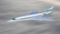 Boom Supersonic, pesawat ultra cepat yang diklaim mampu memberikan harga terjangkau (AFP/Boom Supersonic)