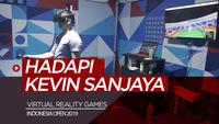 Berita video sensasi virtual reality games di Indonesia Open 2019, di mana kita bisa merasakan bermain melawan Kevin Sanjaya.