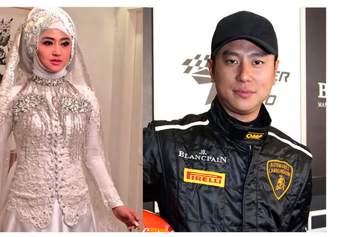 Dewi Perssik dan Johnson Yaptonaga