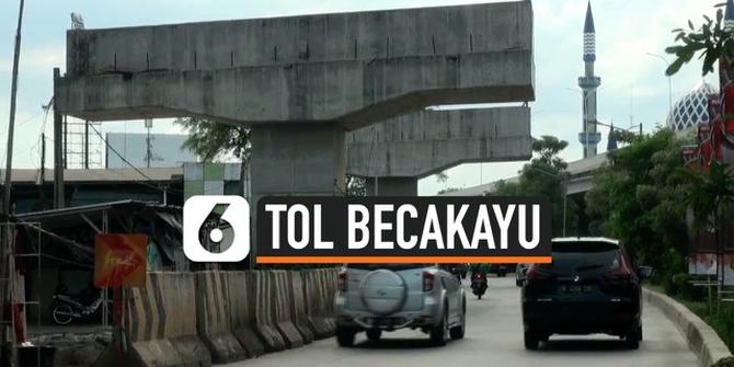 VIDEO: Deretan Tiang Tol Becakayu Bernilai Milyaran Rupiah Mangkrak