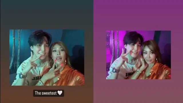 Jessi dan Jimin BTS. (Instagram/ jessicah_o)