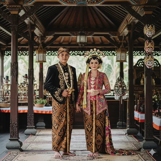 Foto AI pakai Baju Adat Jawa (Foto: Gemini)