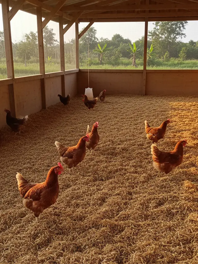 Rahasia Pakan Ayam Joper agar Tidak Bau. AI