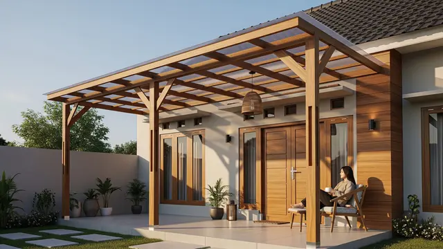 Ide Kanopi Teras Rumah Polycarbonate