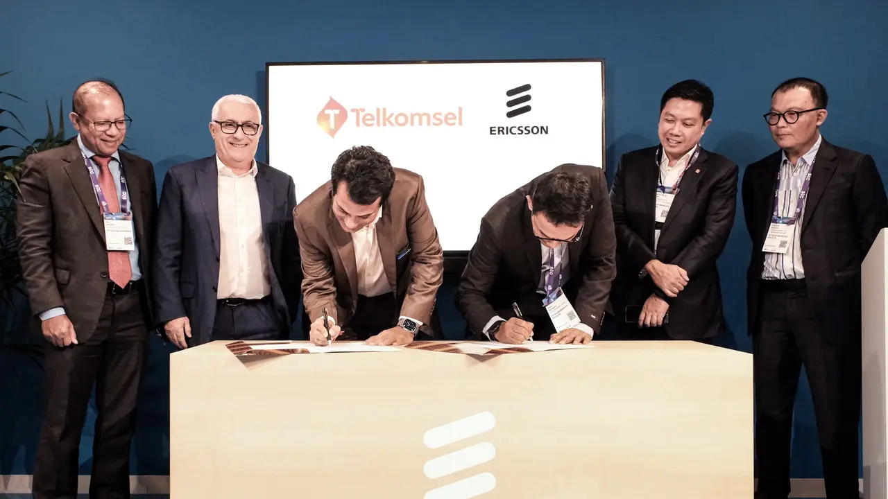 Telkomsel menandatangani kesepakatan dengan Ericsson untuk mengembangan ekosistem jaringan 5G