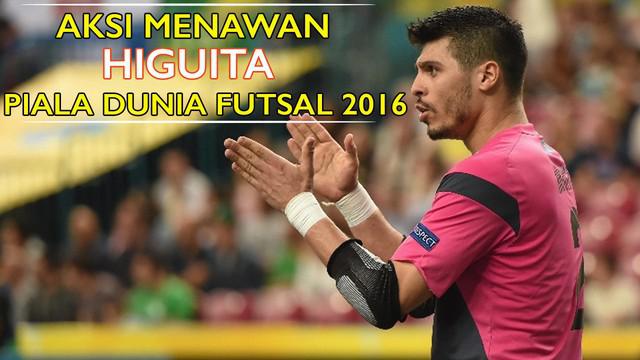 Video aksi menawan dan blunder Higuita kiper timnas futsal Kazakhstan yang berdarah Brasil di Piala Dunia Futsal 2016.
