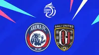 BRI Liga 1 - Arema FC Vs Bali United (Bola.com/Adreanus Titus)