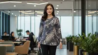7 Model Atasan Batik Formal Wanita, Referensi Tampil Elegan dan Percaya Diri di 2026