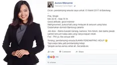 Sang pendamping harus punya hati dan senyum tulus saat menemani Aurora.