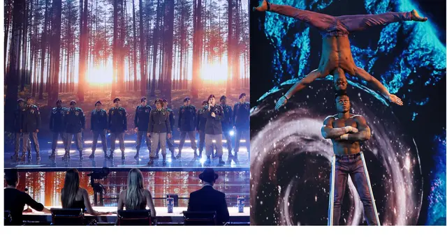 Finalis AGT 2023: 82nd Airborne Division Chorus & Ramadhani Brothers. (Foto: Twitter/ agt)