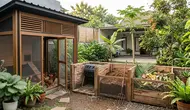 7 Desain Kandang Ayam dan Area Kompos dalam Satu Lahan, Praktis dan Hemat Tempat