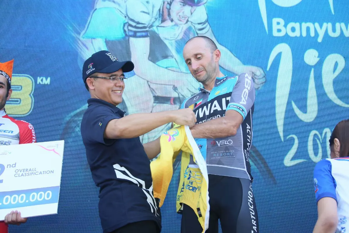 Pebalap sepeda asal Italia, Davide Rebellin, dari tim Kuwait-Cartucho.es