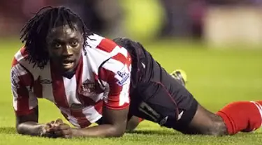 Sunderland&#039;s Trinidad and Tobago International Kenwyne Jones is pictured during the 4th Round League Cup game in Sunderland, Sunderland Vs Blackburn, North East, England, on November 12th, 2008. AFP PHOTO/CRAIG BROUGH