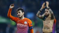 David Silva gagal membawa ManCity menang atas Gladbach (Reuters / Wolfgang Rattay)