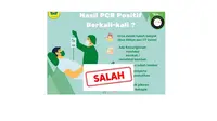 Cek Fakta: Tidak Benar Informasi Penyebab Hasil PCR Bisa Positif Covid-19 Berkali-Kali