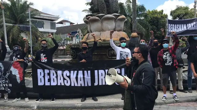 demo pendukung jerinx