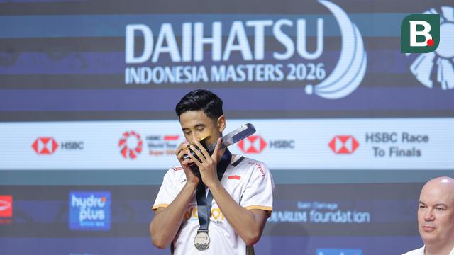 Foto: Alwi Farhan Ukir Sejarah setelah Jadi Juara di Tunggal Putra Indonesia Masters 2026