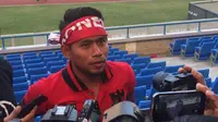 Andik Vermansah menyebut Selangor FA meminati pemain sayap Timnas Indonesia U-22 dan Persib Bandung, Febri Hariyadi. (Liputan6.com/Cakrayuri Nuralam)