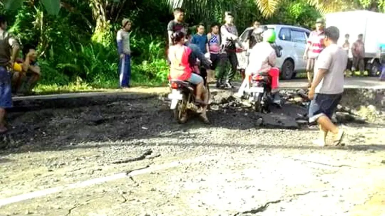 Longsor, Jalan Lintas Barat Sumatra Macet Total