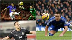 Kehebatan pemain untuk mencetak gol di area kotak penalti menjadi ancaman bagi setiap kiper lawan. Tim Chalill tercatat mencetak 56 gol di area kotak terlarang. Berikut 8 pencetak gol terbanyak di area kotak penalti Liga Inggris. (Kolase foto AFP)