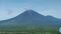 Gunung Semeru Erupsi 10 Kali, Tinggi Letusan Capai 1 Kilometer
