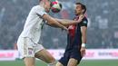 Sementara Lyon mampu memperkecil kedudukan berkat gol Jake O'Brien. (FRANCK FIFE / AFP)