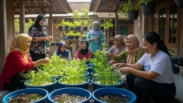 Kebun Sayur untuk Ibu-Ibu Arisan