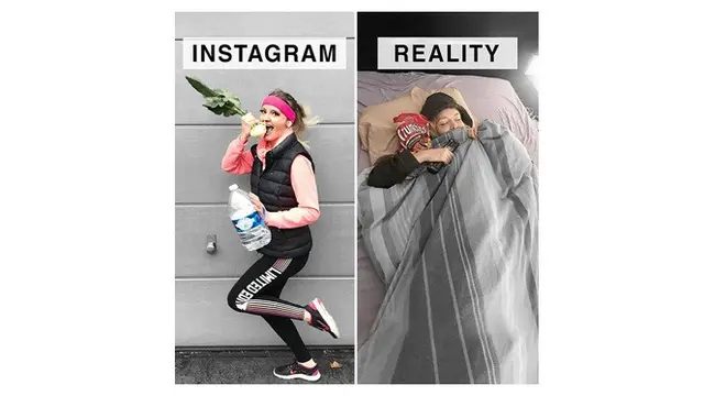 8 Foto Beda Penampilan di Instagram dan Realita Ini Bikin Ikut Mengangguk