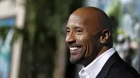 Dwayne Johnson atau The Rock (Matt Sayles/AP Photo)