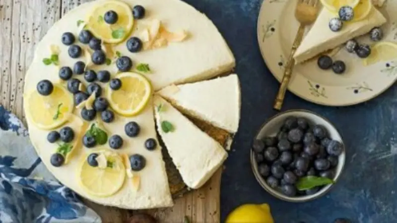 Lemon Cheese Cake Spesial untuk Sajian Idul Fitri