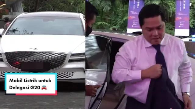 Erick Thohir Pamer Mobil Listrik (TikTok/@erick.thohir)