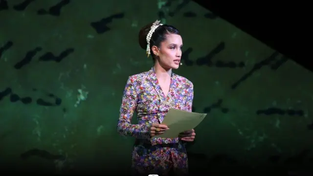 Cinta Laura dalam perayaan Hari Kartini 2025 di Museum Nasional. foto: dok. ImageDynamics