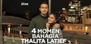 Yuk, simak beberapa momen flashback kebahagiaan Thalita dan suami di video di atas ini!