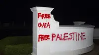 Resor Golf Donald Trump di Skotlandia jadi Target Vandalisme: Gaza Is Not For Sale