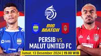 Big match BRI Liga 1: Persib vs Malut United pada matchweek ke 14 di Vidio. (sum. doc. vidio.com)