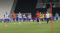 Timnas Prancis melakukan sesi latihan di Stadion Al Sadd SC hari Jumat (02/12/2022). (Bola.com/Ade Yusuf Satria)